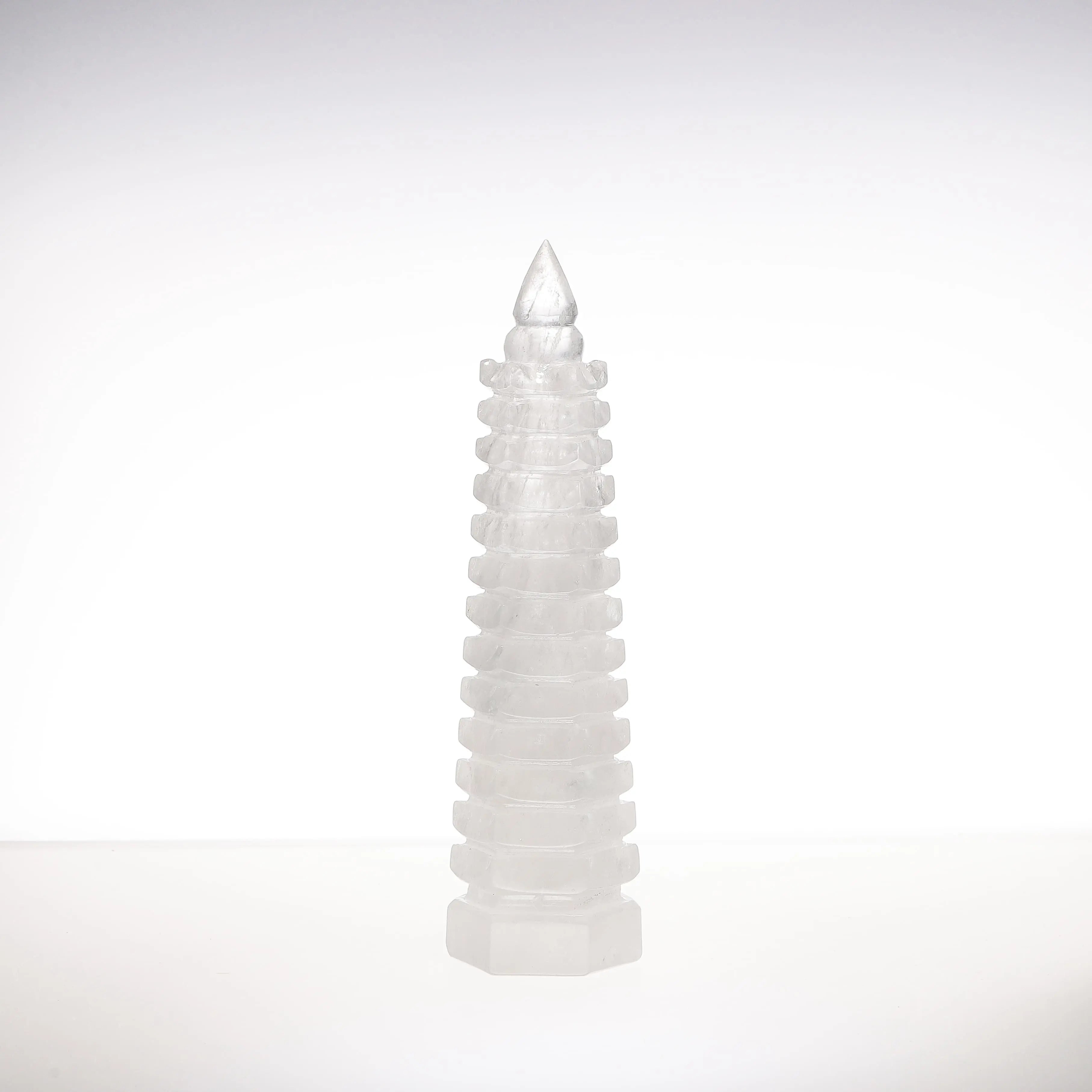 精品巴西白水晶文昌塔 MEIHAO LIMITED