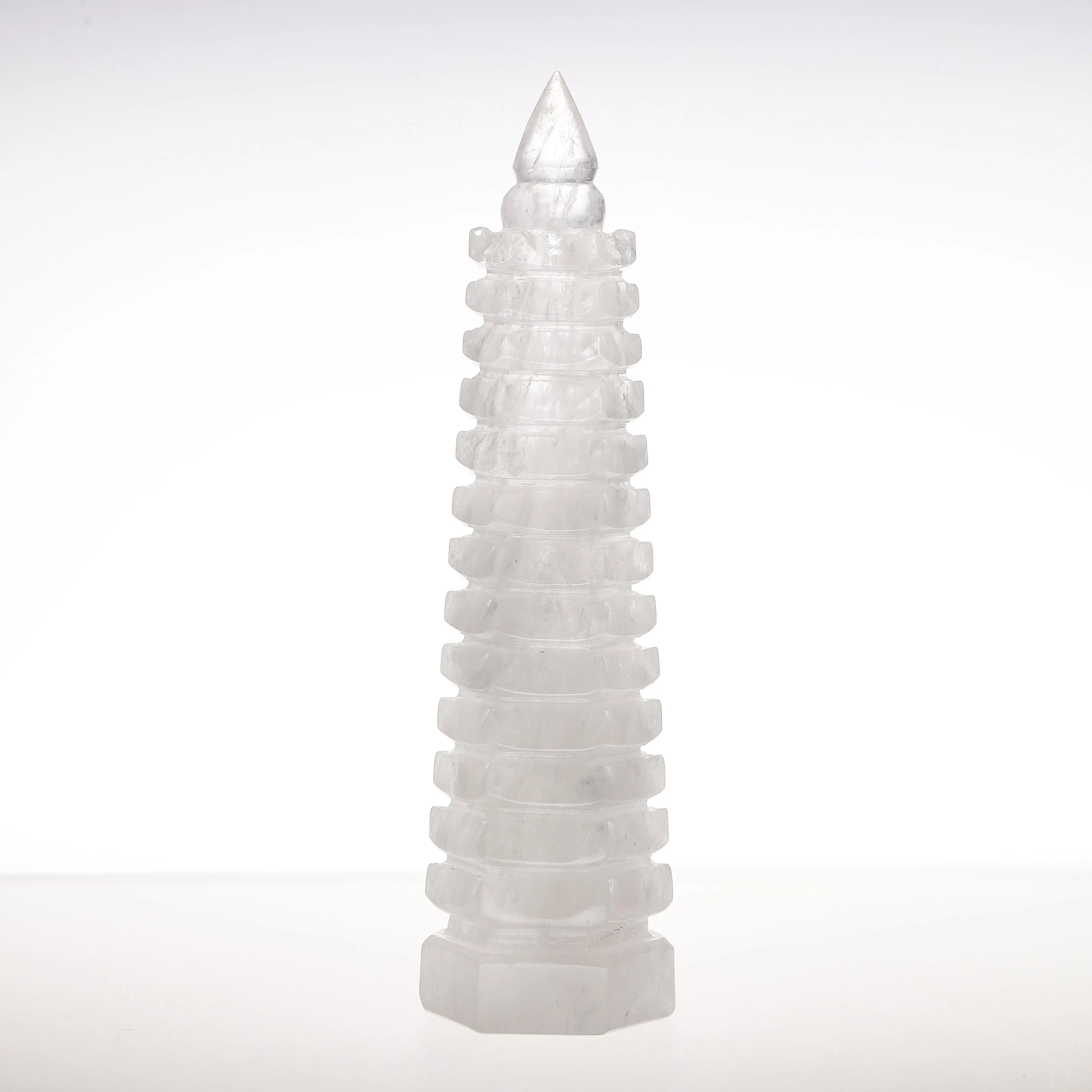 精品巴西白水晶文昌塔 MEIHAO LIMITED