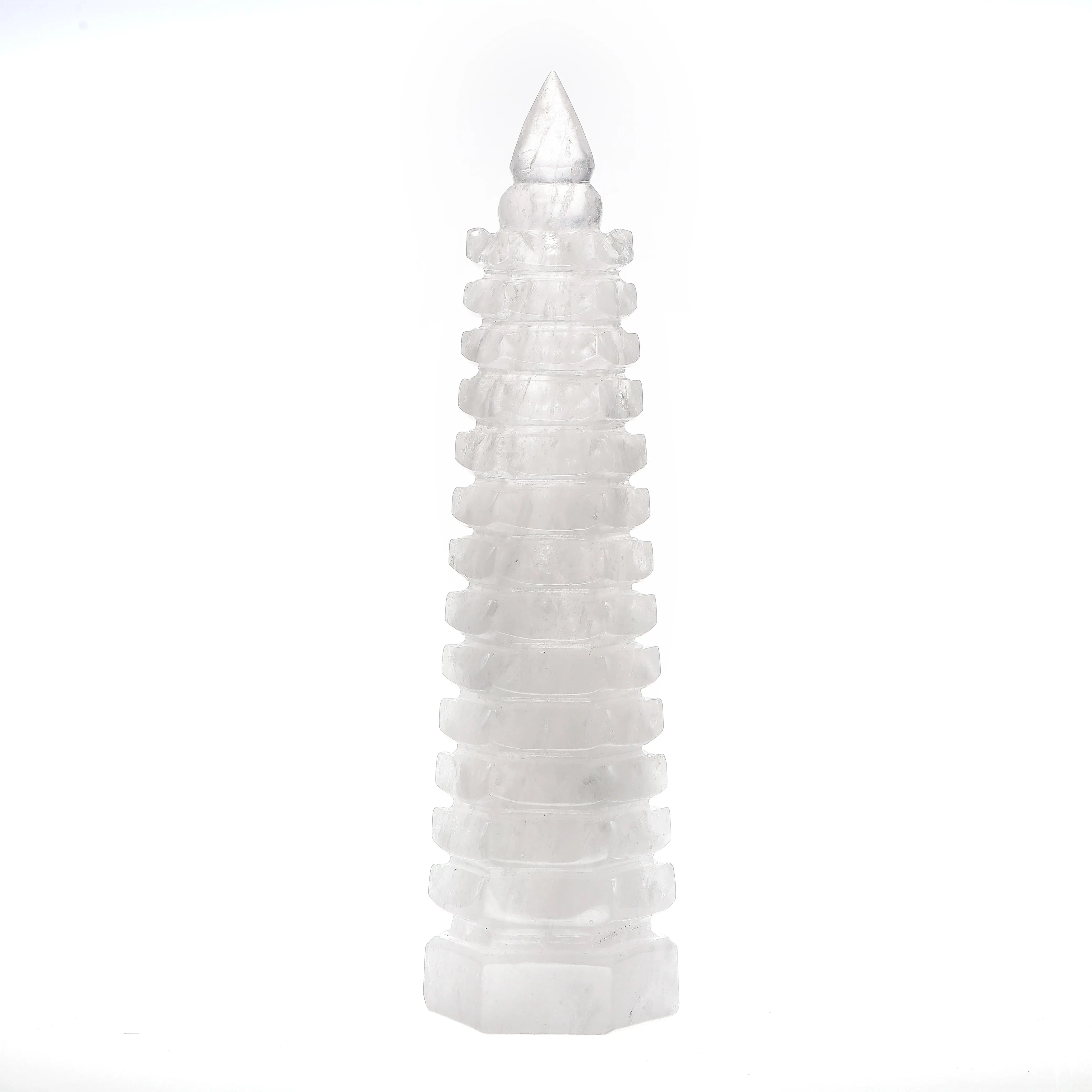 精品巴西白水晶文昌塔 MEIHAO LIMITED
