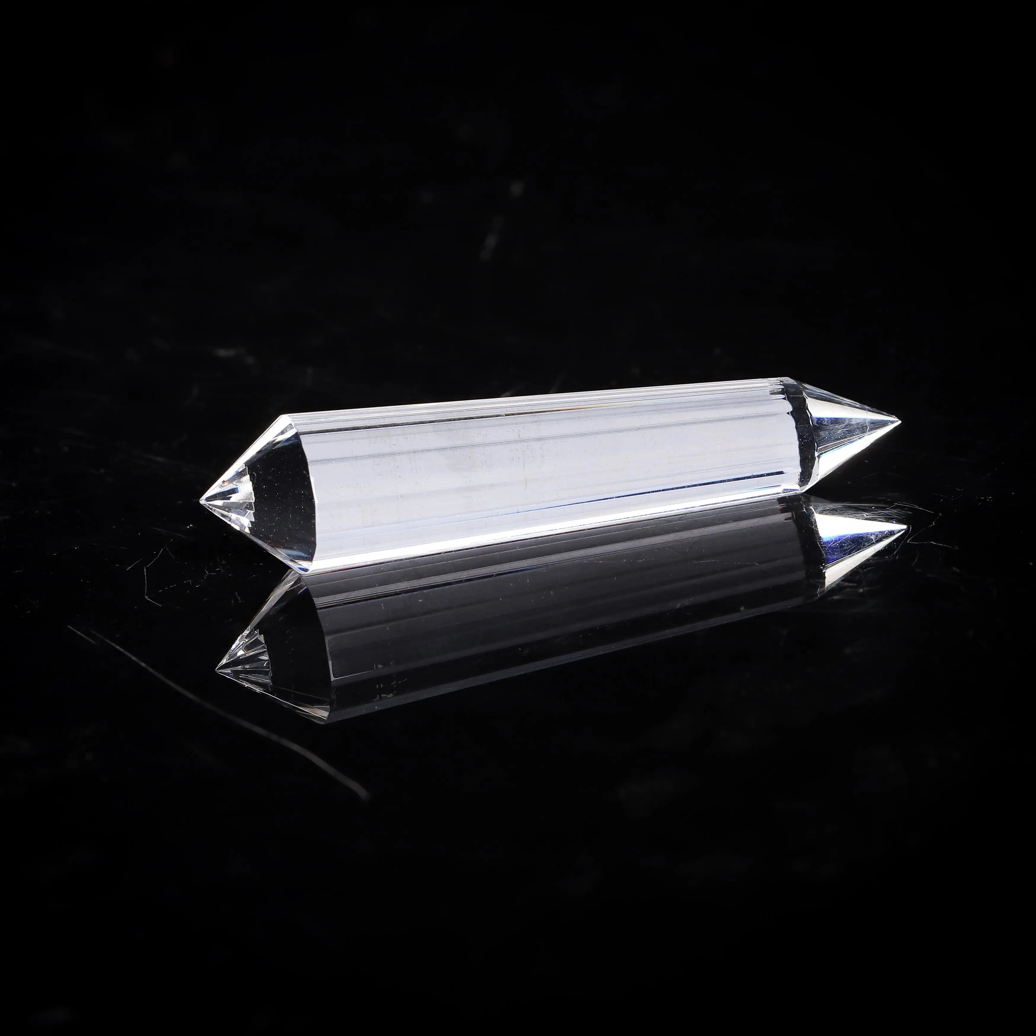 疗愈师必备白水晶24棱面沃格尔权杖 MEIHAO LIMITED