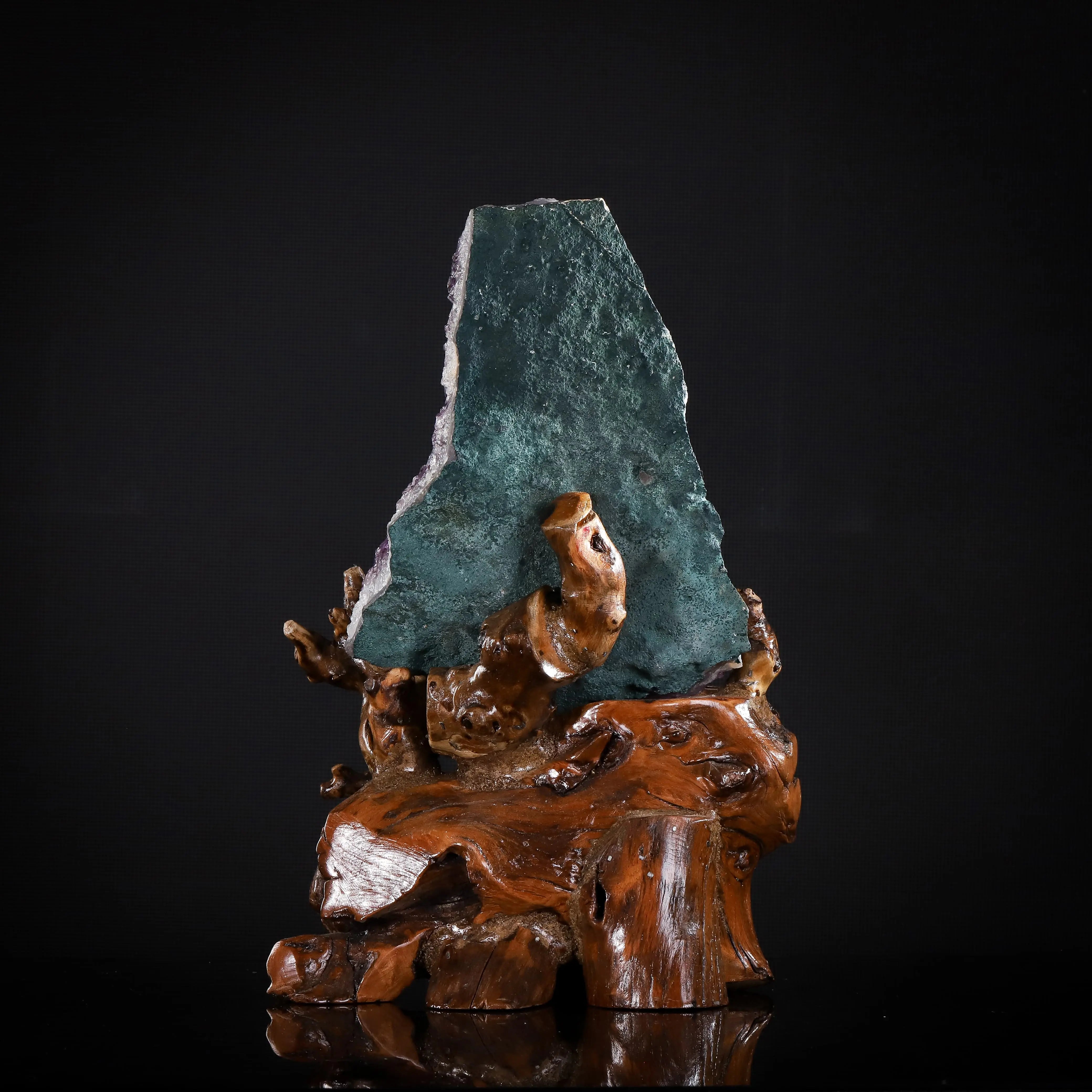 巴西精品深紫 紫水晶｜晶簇 净化消磁高能 MEIHAO LIMITED