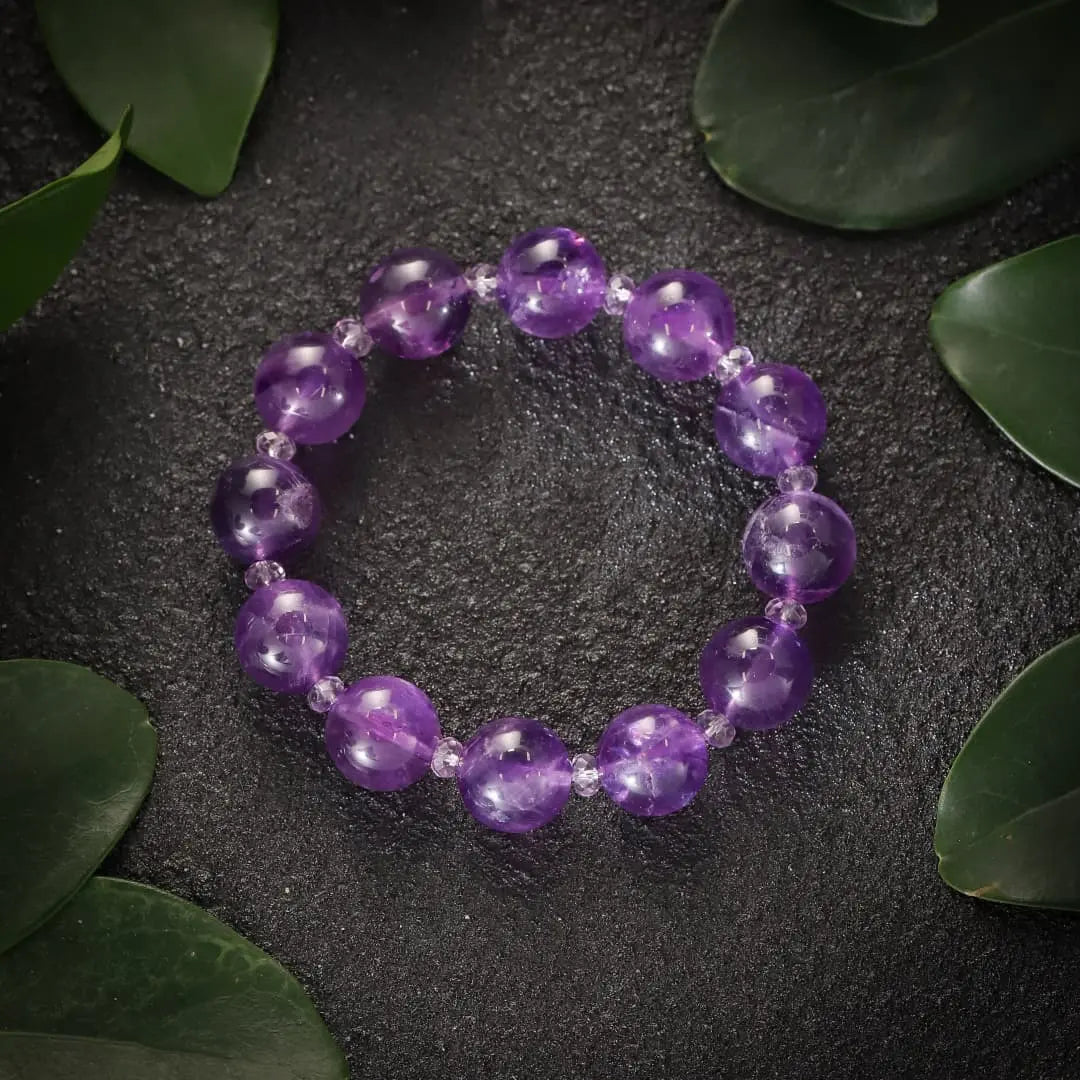 乌拉圭紫水晶中女崛起设计手串 MEIHAO LIMITED